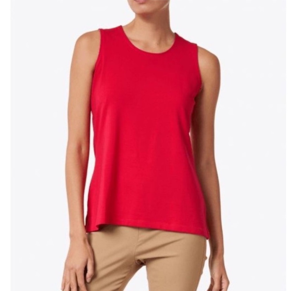 Milly Red Knit Tank Top